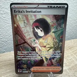 Pokemon TCG Erika's Invitation 203/165 S&V 151 Special Illustration Rare Card - Image 5