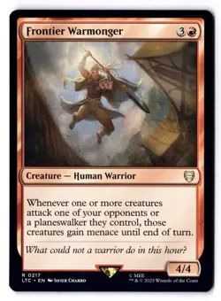 Frontier Warmonger NM* The Lord Of The Rings ENGLISH 0217 mtg -UnltdCards - Image 1