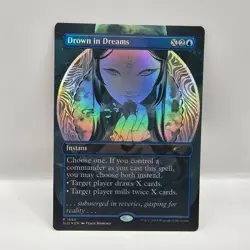 Drown in Dreams #1668 FOIL MTG Secret Lair Featuring Peach Momoko - Image 1
