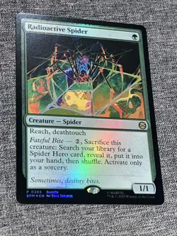 MTG Radioactive Spider (Promo) (285) | NM Foil | Spider-Man {SPM} 0285 - Image 1