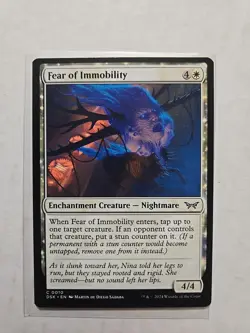 Fear of Immobility - Duskmourn - LP - MTG Magic - Common - Creature - Image 1