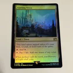 Starting Town MTG Final Fantasy English - Pack Fresh NM - Image 1