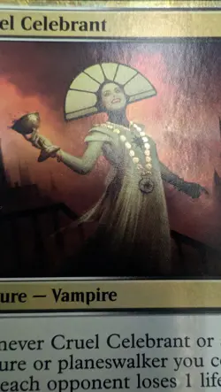 Cruel Celebrant Foil Magic Card MTG War Of The Spark - Image 2