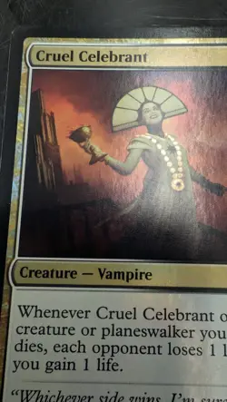 Cruel Celebrant Foil Magic Card MTG War Of The Spark - Image 5