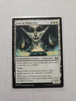 Fear Of Abduction - Duskmourn - LP - MTG Magic - Uncommon - Creature - Image 1