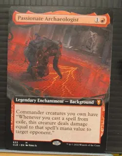 Mtg PASSIONATE ARCHAEOLOGIST BORDERLESS NM CLB 633 -Argo- - Image 1
