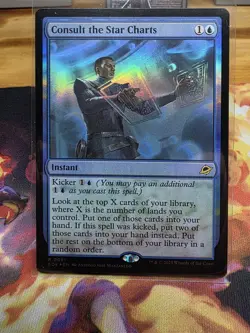 MTG Edge of Eternities Foil Rare Card Consult the Star Charts #0051 - Image 1