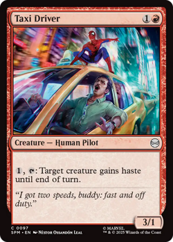 Taxi Driver (FOIL) x1 - MTG Marvel's Spider-Man SPM #97 - Image 1
