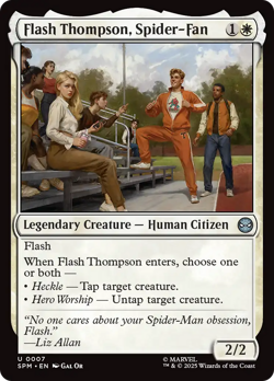 Flash Thompson, Spider-Fan (FOIL) x1 - MTG Marvel's Spider-Man SPM #7 - Image 1