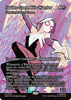 Najeela, the Blade-Blossom (FOIL) x1 - MTG Marvel Universe MAR #24 - Image 1