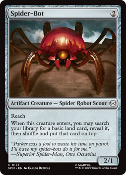 Spider-Bot (FOIL) x1 - MTG Marvel's Spider-Man SPM #173 - Image 1