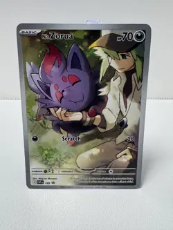 N's Zorua 189 SV: Scarlet & Violet Promo Cards Pokemon - Image 1