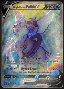 Pokemon TCG Origin Forme Palkia V Promo Holo Full Art SWSH253 NM - Image 1