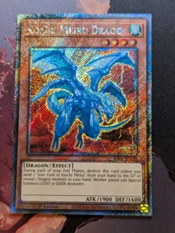 YUGIOH RA03-EN218 Koa'ki Meiru Drago Platinum Secret Rare 1st Edition NM - Image 1