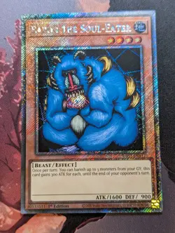 Bazoo the Soul-Eater RA03-EN111 Platinum Secret Rare 1st Edition YuGiOh TCG Card - Image 1
