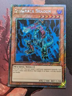 YUGIOH RA03-EN138 Blowback Dragon Platinum Secret Rare 1st Edition NM - Image 1