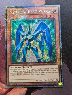 Elemental HERO Prisma - RA03-EN193 - Platinum Secret Rare - 1st Edition Yugioh - Image 1