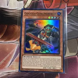 Yugioh Gogogo Goblindbergh DUAD-EN003 1st Edition Super Rare NM - Image 1