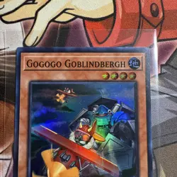 Yugioh Gogogo Goblindbergh DUAD-EN003 1st Edition Super Rare NM - Image 2