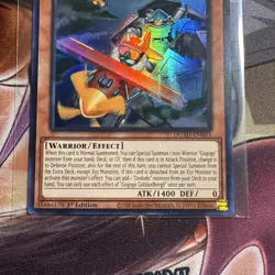 Yugioh Gogogo Goblindbergh DUAD-EN003 1st Edition Super Rare NM - Image 3