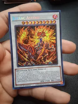 Yugioh!- (X3-)Jurrac Astero- Secret Rare-1st Ed- Blmm-en018- (VLP/NM) - Image 3