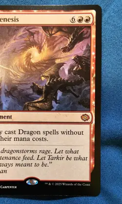 MTG Single Card Tarkir: Dragonstorm Dracogenesis 105 NM/M Regular Mythic - Image 3