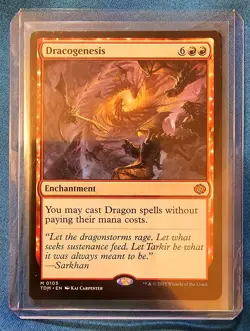 MTG Single Card Tarkir: Dragonstorm Dracogenesis 105 NM/M Regular Mythic - Image 5