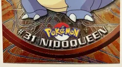 NIDOQUEEN #31, Series 1 - 2000, Topps TV Animation Edition Chrome Pokemon Card - Image 3
