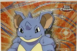 NIDOQUEEN #31, Series 1 - 2000, Topps TV Animation Edition Chrome Pokemon Card - Image 4