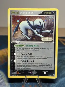 Absol 15/92 EX Legend Maker Reverse Holo Rare Stamped Pokemon Card HP DMG - Image 1
