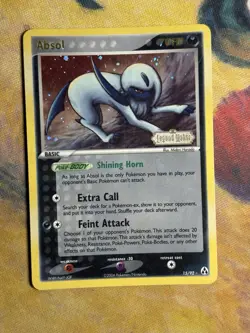 Absol 15/92 EX Legend Maker Reverse Holo Rare Stamped Pokemon Card HP DMG - Image 2