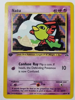 1ST EDITION Natu 59/75 VLP - Neo Discovery Pokemon Card - $2 Combined Ship - Image 1