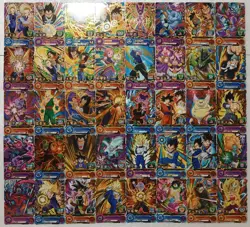 Lot of 40 Japanese Dragon Ball Super Dragonball Heroes TCG Rare Card Set - Image 1