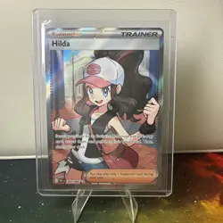 Hilda 164/086 Full Art Ultra Rare White Flare Holo Pokemon TCG Card - Image 1