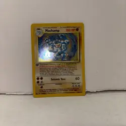 Machamp 8/102 Pokemon Card 1st Edition Base Set Holo WOTC 1999 HP Rare - Image 5