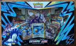 POKEMON TCG RAPID STRIKE URSHIFU VMAX HP 330 COLLECTION BOX with 84 Cards - Image 1