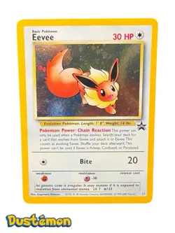 EEVEE Pokemon Card - WOTC Black Star Promo - #11 - HOLO - NM (C) - Image 1