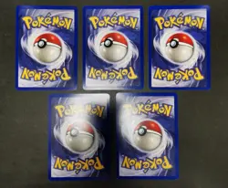 Pokemon card Trainer Energy LOT 40 Non holo English Base set Charmeleon etc... - Image 4