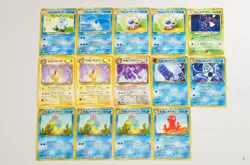 Pokemon card TCG LOT 14 Dark Light Set Old Back Non holo Japanese Jolteon etc... - Image 1