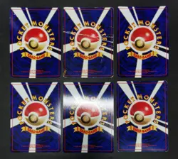 Pokemon card TCG Set of 6 Holo Reverse holo Old back Japanese Swirl ×4 Entei etc - Image 4