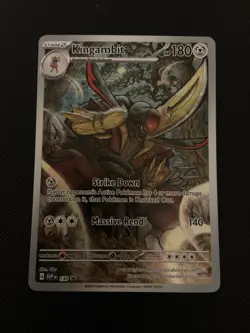 Kingambit 130 SV: Scarlet & Violet Promo Cards Holo Promo Pokemon TCG NM - Image 1