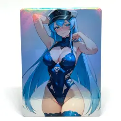 Akame Ga Kill Esdeath Goddess Anime Waifu ACG Foil Card - Image 1