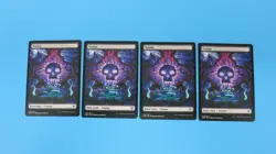 4x FULL ART #279 SWAMP DOMINARIA UNITED MTG MAGIC GATHERING NM / UNPLAYED - Image 1