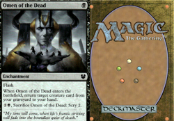 Magic the Gathering -MTG-Omen of the Dead Foil - Image 1