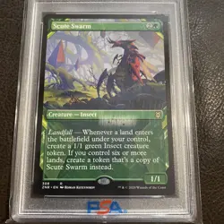 PSA 10 Scute Swarm (Showcase) Zendikar Rising Non-Foil Regular MTG Gem Mint - Image 2