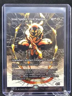 MTG Iron Spider, Civil Warrior 39 Borderless Marvel's Spider-Man NM MAR Non-FOIL - Image 1