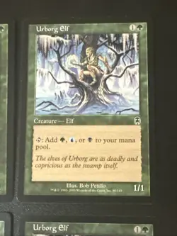 Urborg Elf X4 Apocalypse Ex Condition See Pics Front Back - Image 4