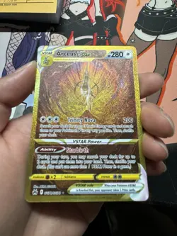Pokemon TCG Arceus VSTAR GG70/GG70 Crown Zenith Galarian Gallery Near Mint - Image 1