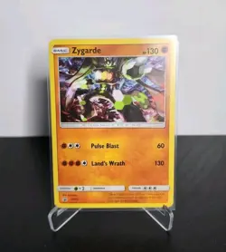 Pokemon TCG Zygarde SM15 Black Star Promo Cosmos Holo Rare - Image 1