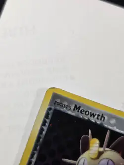Pokemon Rocket's Meowth 46/109 EX Team Rocket Returns Reverse Holo Rare (LP) - Image 5